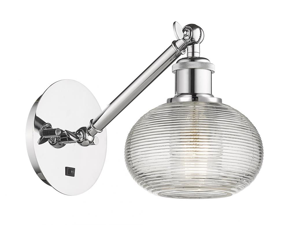 Innovations Lighting 317-1W-PC-G555-6CL Sconce - Polished Chrome