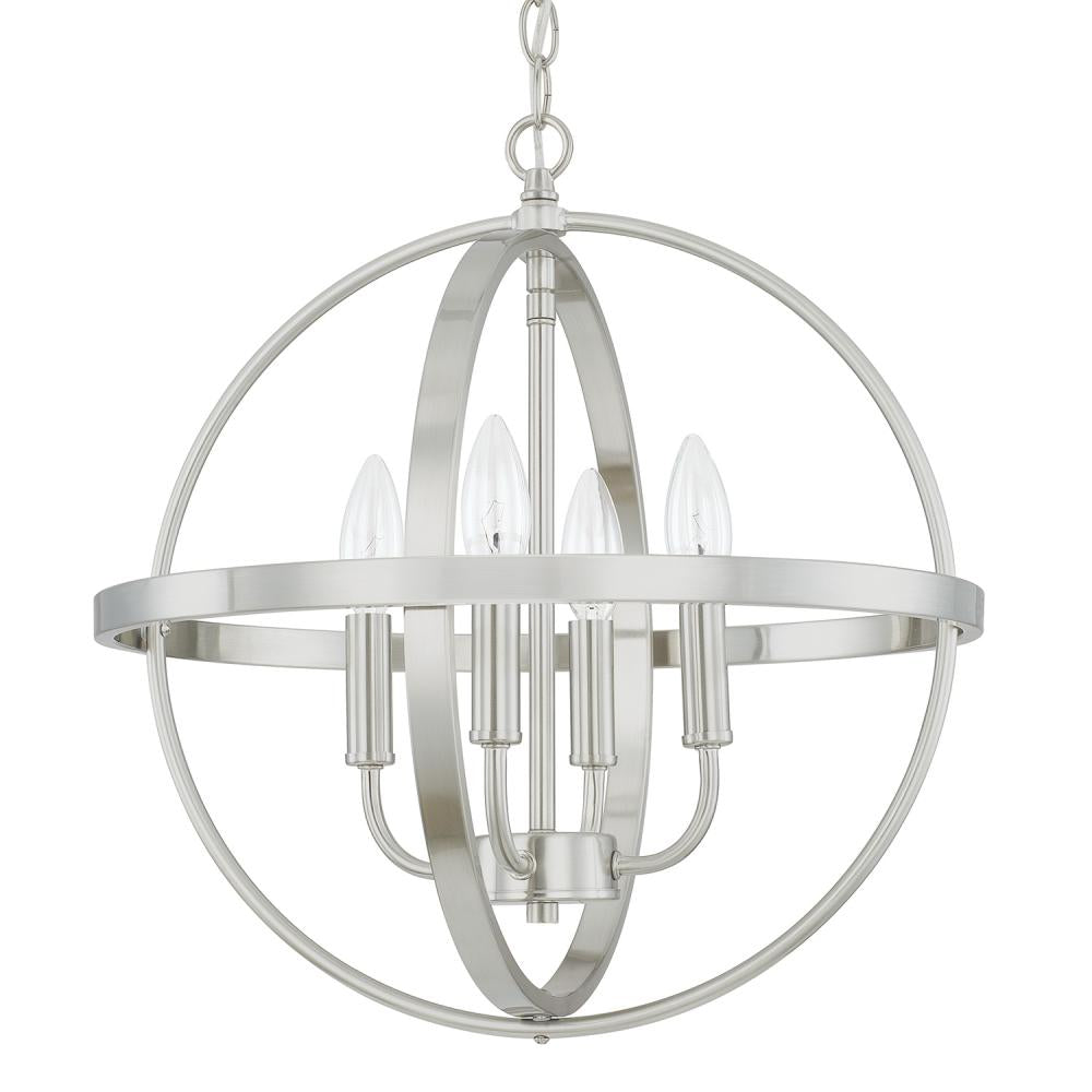 Capital Lighting HOMEPLACE 317541BN Pendant Contemporary - Brushed Nickel