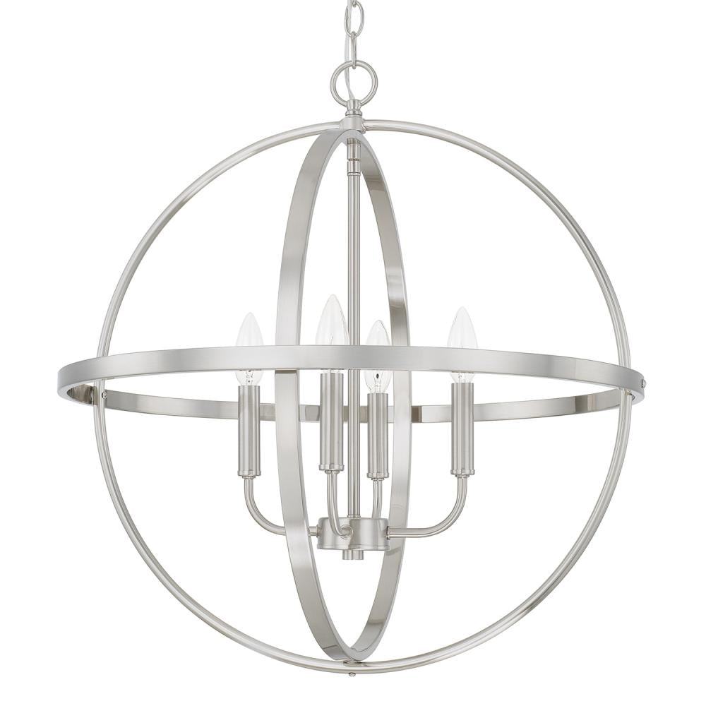 Capital Lighting HOMEPLACE 317542BN Pendant Contemporary - Brushed Nickel