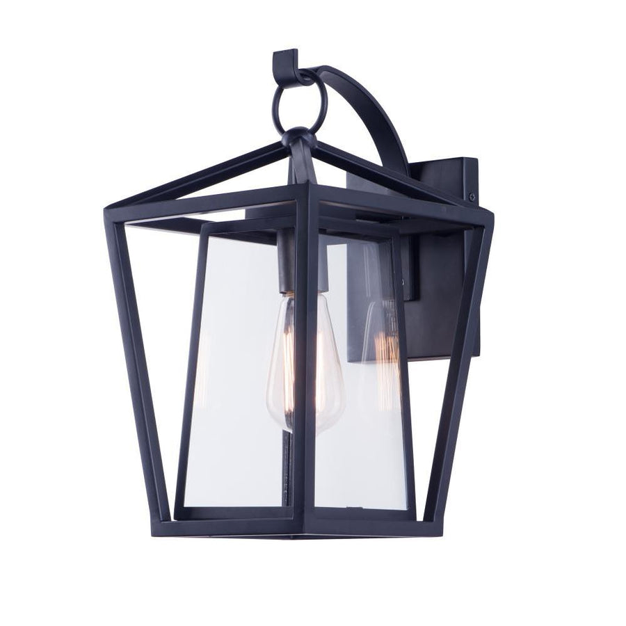 Artisan 9 Inch Outdoor Wall Lantern – Black