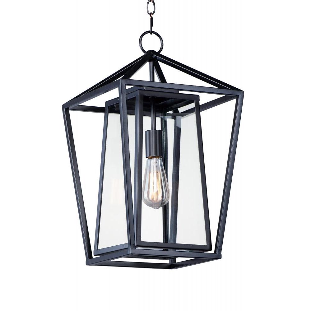 Artisan 12 Inch Outdoor Hanging Lantern – Black