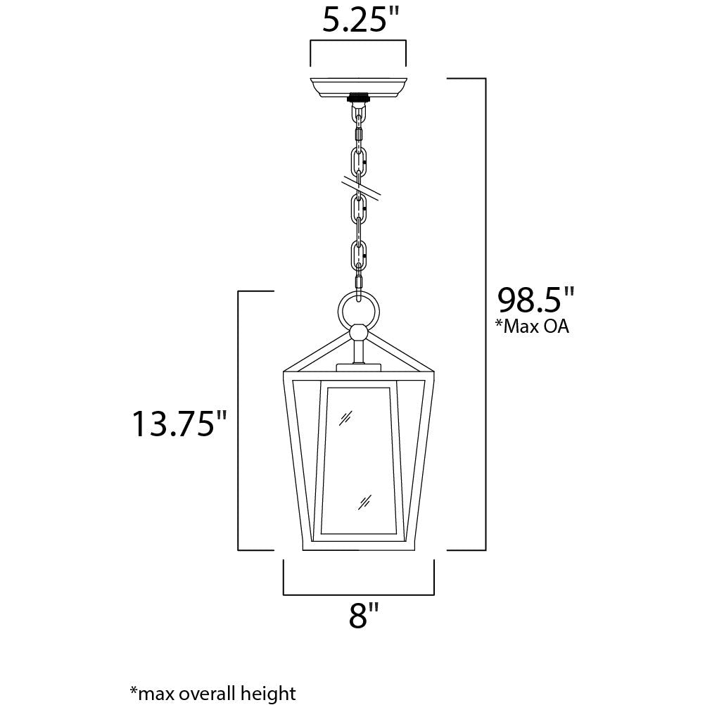 Maxim Lighting ARTISAN 3179CLBK Exterior Transitional - Black