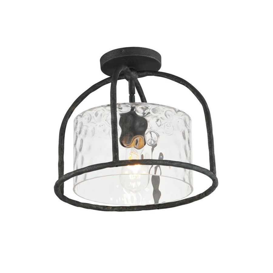 Maxim Lighting 31841WGBS Del Mar 13 Inch Flush Mount Light – Blacksmith
