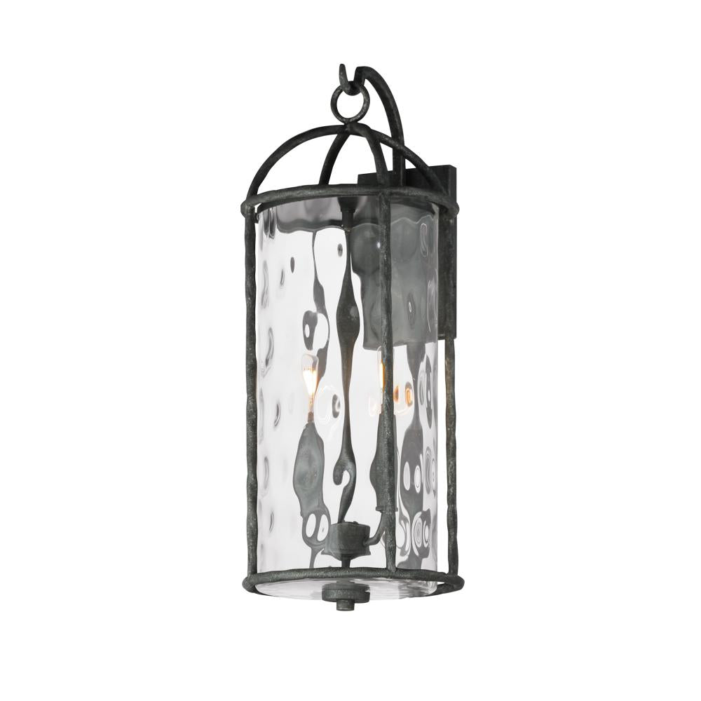 Del Mar 9.5 Inch Outdoor Wall Lantern – Blacksmith