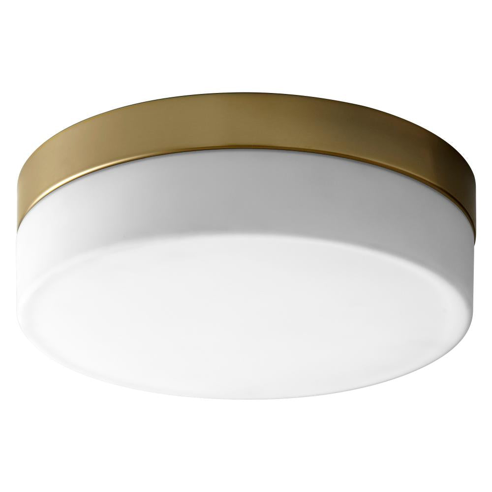 Oxygen Lighting ZURI 32-631-40 Flush Mount Traditional - Aged Brass