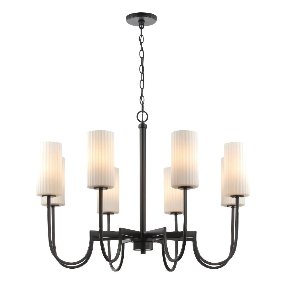 Town and Country 34 Inch Semi Flush Mount Light – Black