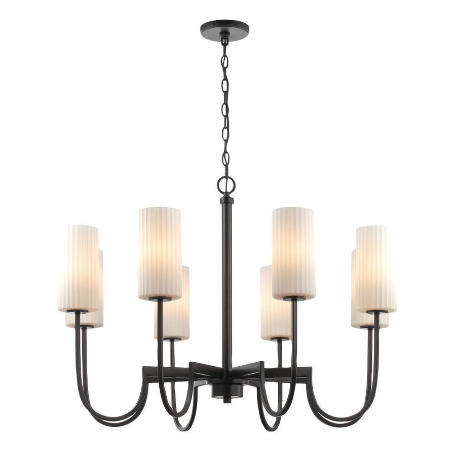 Town and Country 34 Inch Semi Flush Mount Light – Black