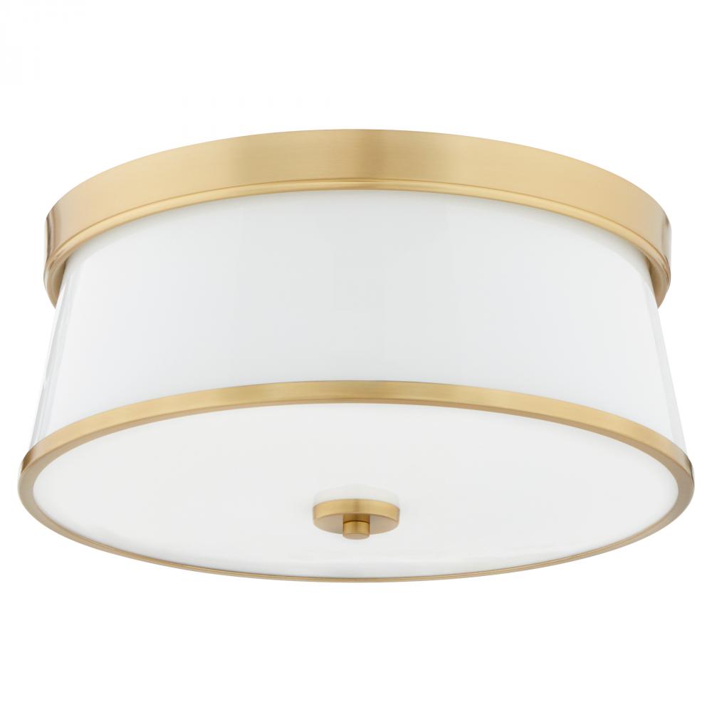 Quorum Lighting WALLINGER 3203-16-80 Flush Mount - Aged Brass