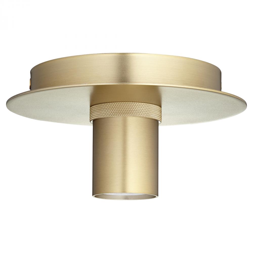 Quorum Lighting 322-80 Flush Mount Transitional - Aged Brass