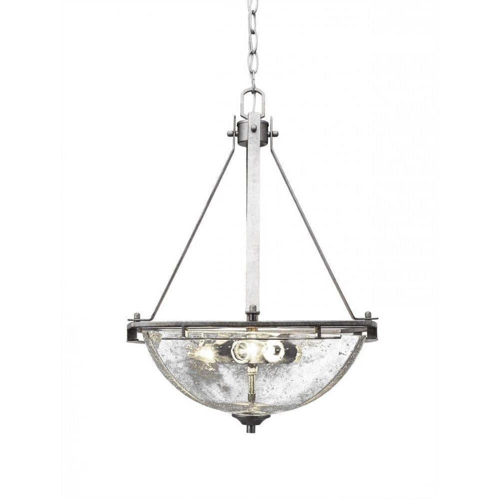 Toltec Company UPTOWNE 322-AS-464 Pendant Traditional - Silver