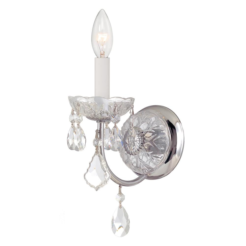 Crystorama IMPERIAL 3221-CH-CL-I Sconce Americana - Polished Chrome