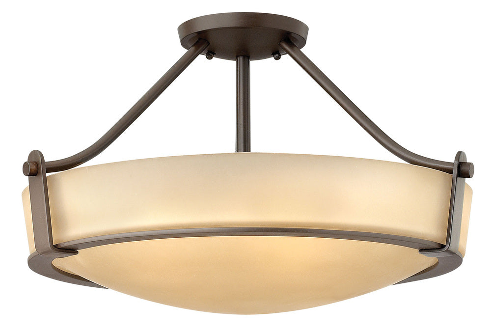 Hinkley Lighting HATHAWAY 3221OB Semi Flush Mt Contemporary - Olde Bronze