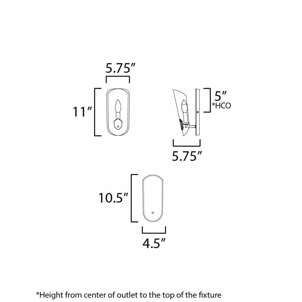 Maxim Lighting ARMORY 32351CLNAB Sconce - Brass