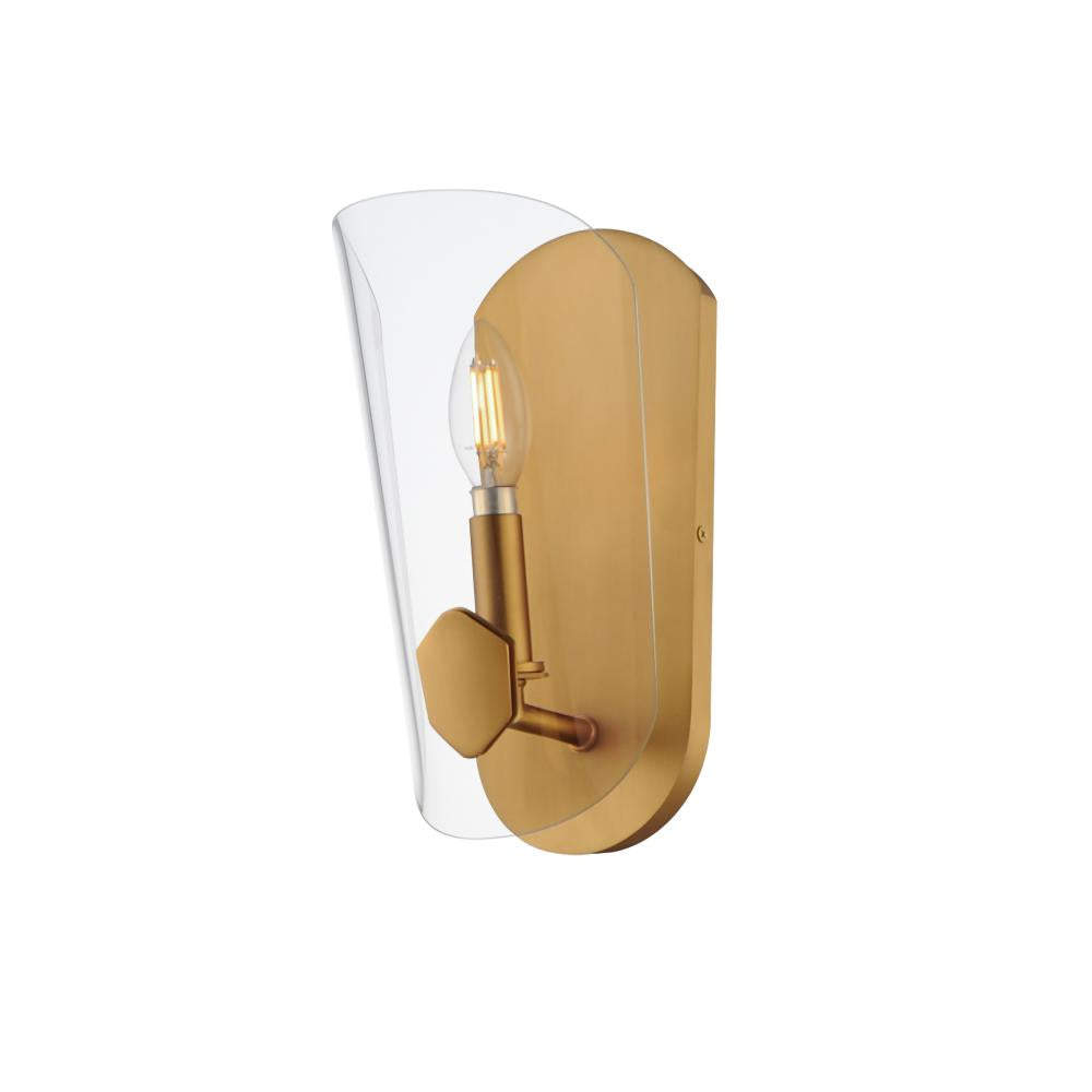 Maxim Lighting ARMORY 32351CLNAB Sconce - Brass