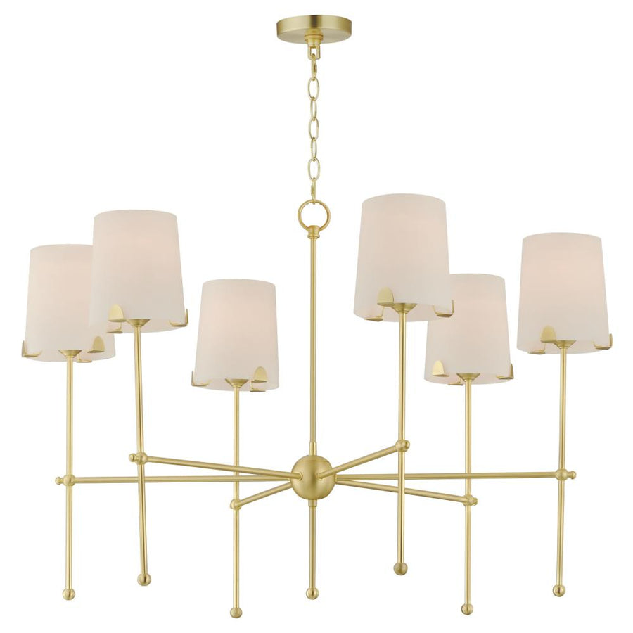 Huntington 34 Inch Chandelier – Satin Brass