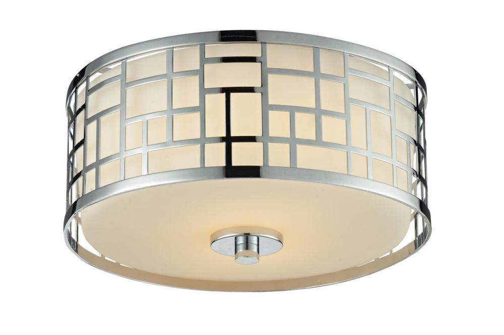 Z-Lite Lighting 328F12-CH Flush Mount Traditional - Chrome