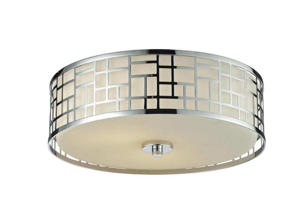 Z-Lite Lighting 328F16-CH Flush Mount Traditional - Chrome