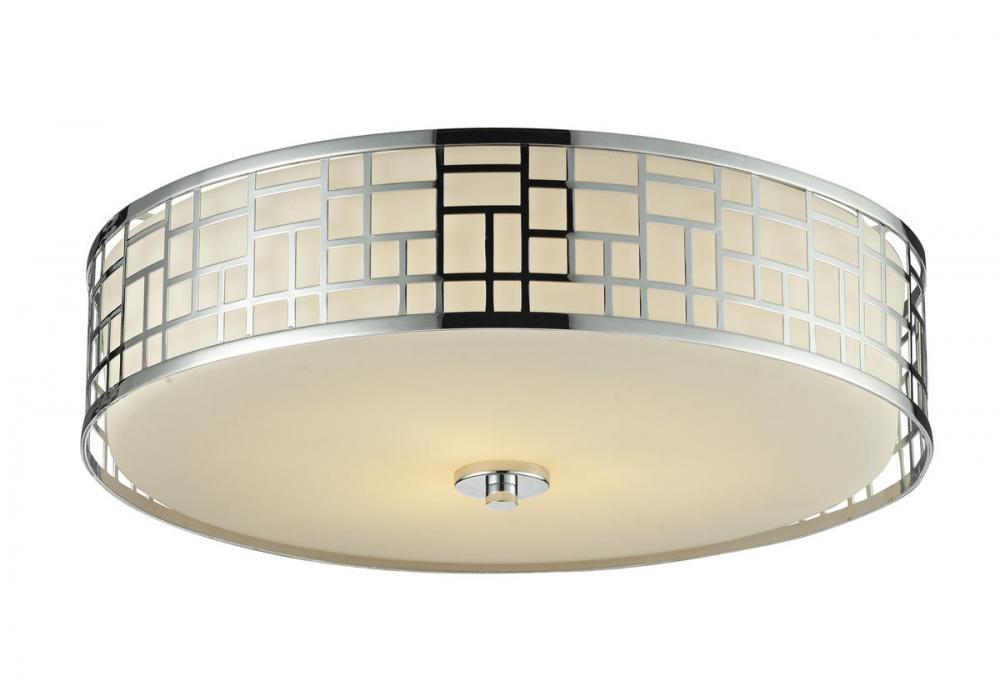 Z-Lite Lighting 328F20-CH Flush Mount Traditional - Chrome