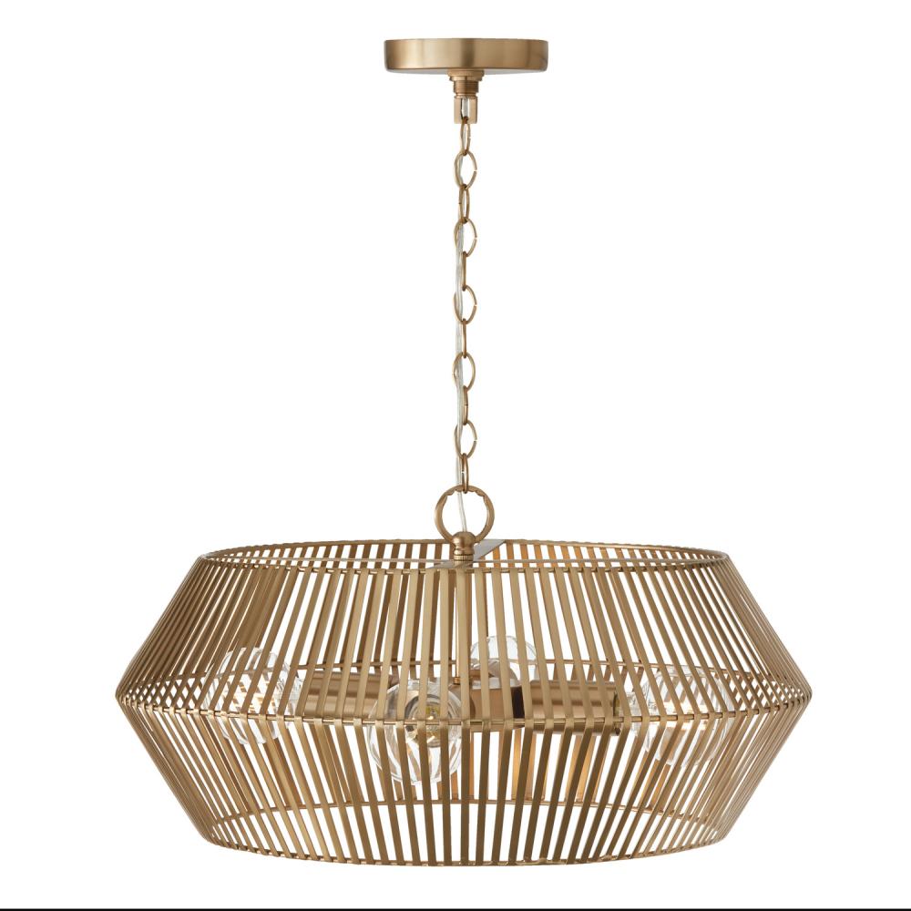 Capital Lighting KAIYA 330341MA Pendant Art Deco - Matte Brass