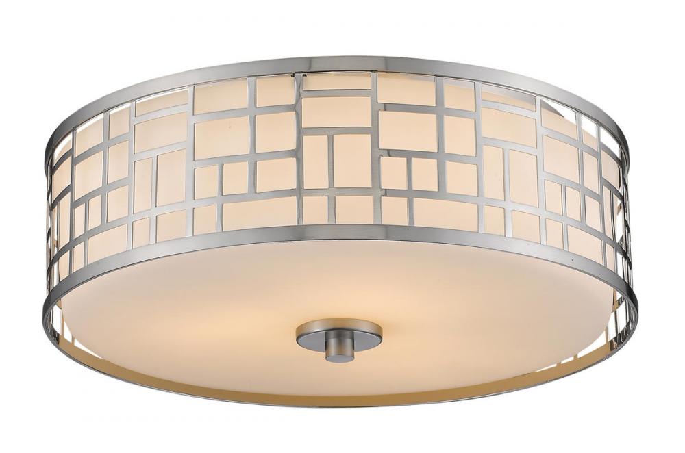 Z-Lite Lighting 330F16-BN Flush Mount Traditional - Nickel