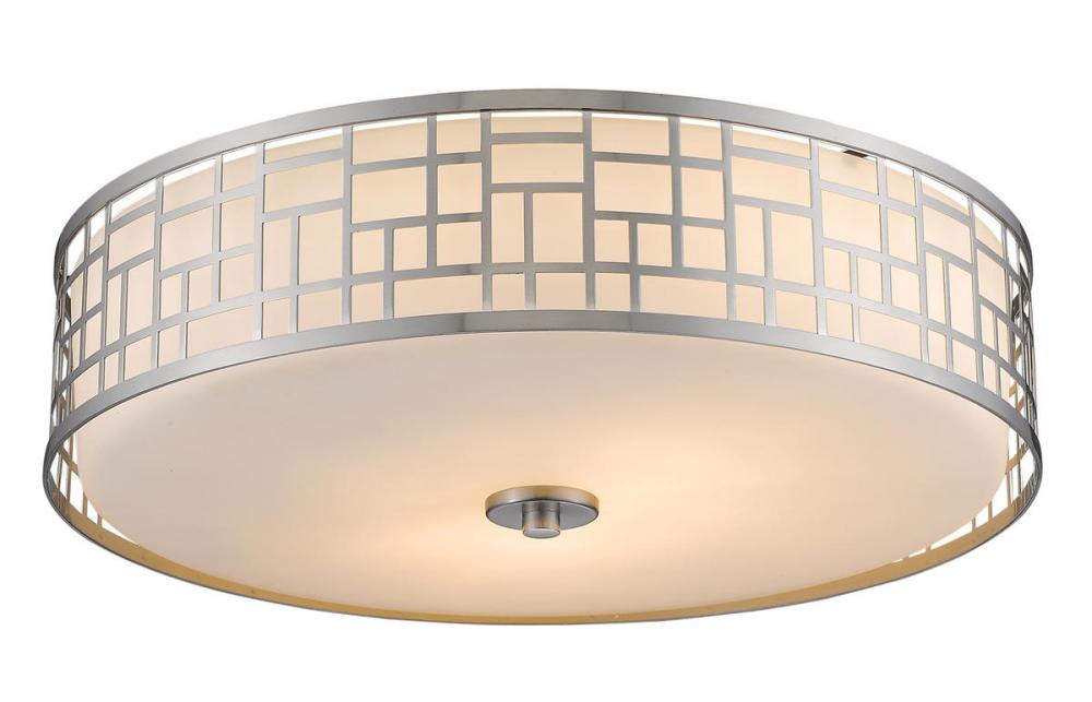 Z-Lite Lighting 330F20-BN Flush Mount Traditional - Nickel