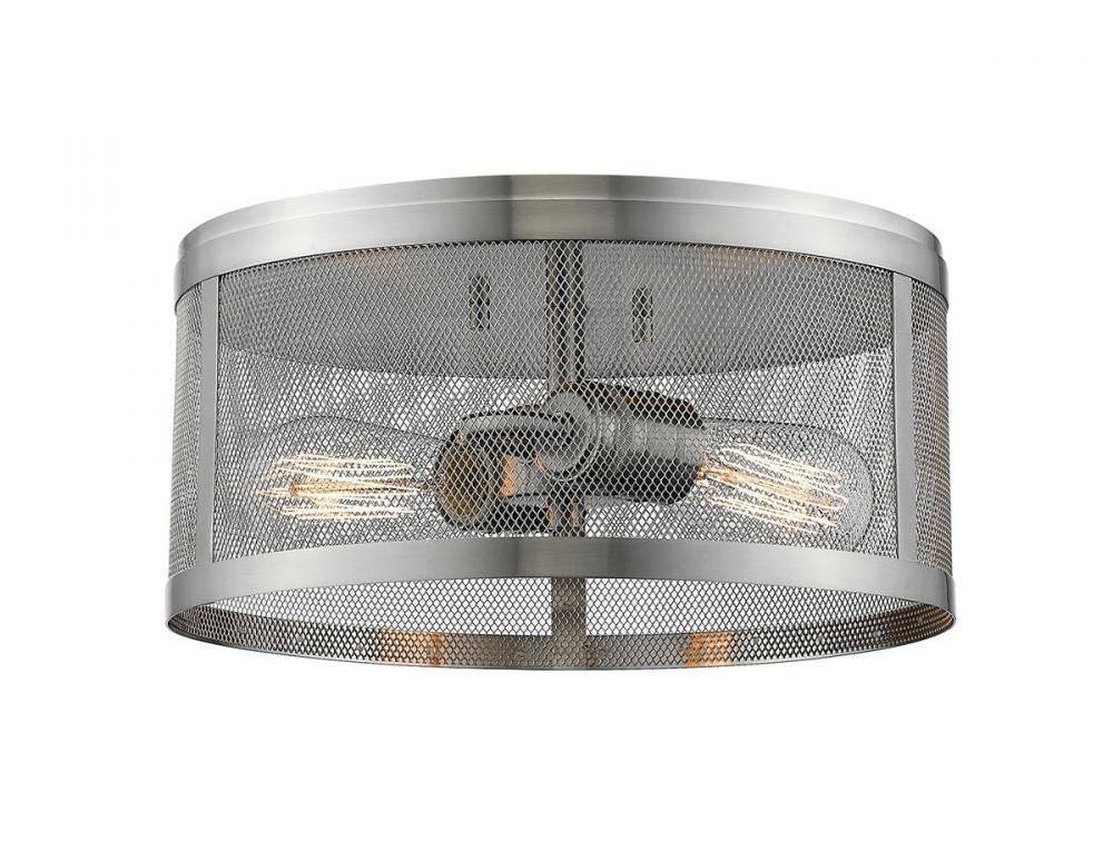 Z-Lite Lighting 331F12-BN Flush Mount Contemporary - Nickel