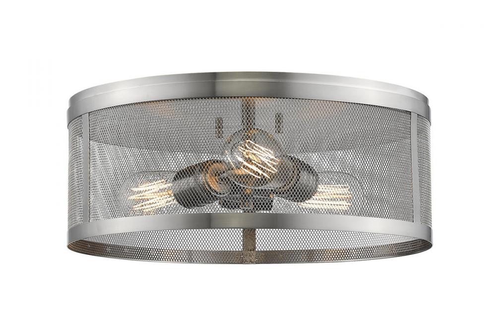 Z-Lite Lighting 331F14-BN Flush Mount Contemporary - Nickel