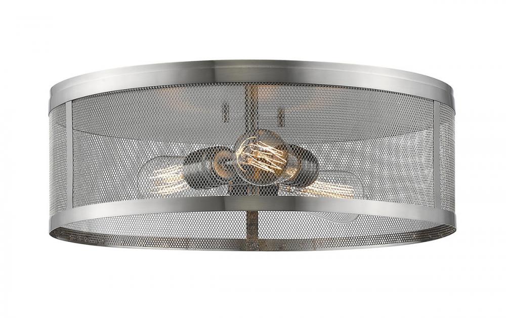 Z-Lite Lighting 331F18-BN Flush Mount Contemporary - Nickel