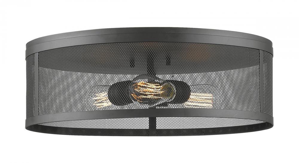 Z-Lite Lighting 331F18-BRZ Flush Mount Contemporary - Bronze