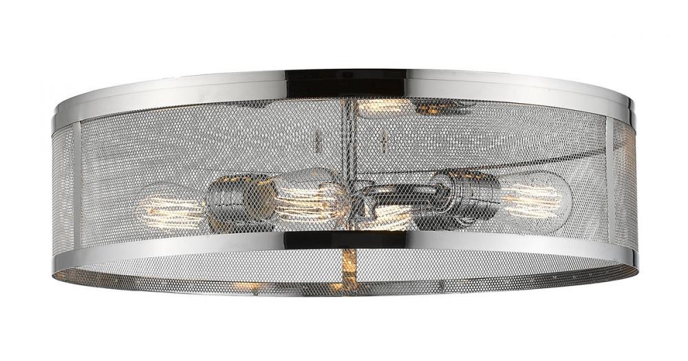 Z-Lite Lighting 331F21-CH Flush Mount Contemporary - Chrome