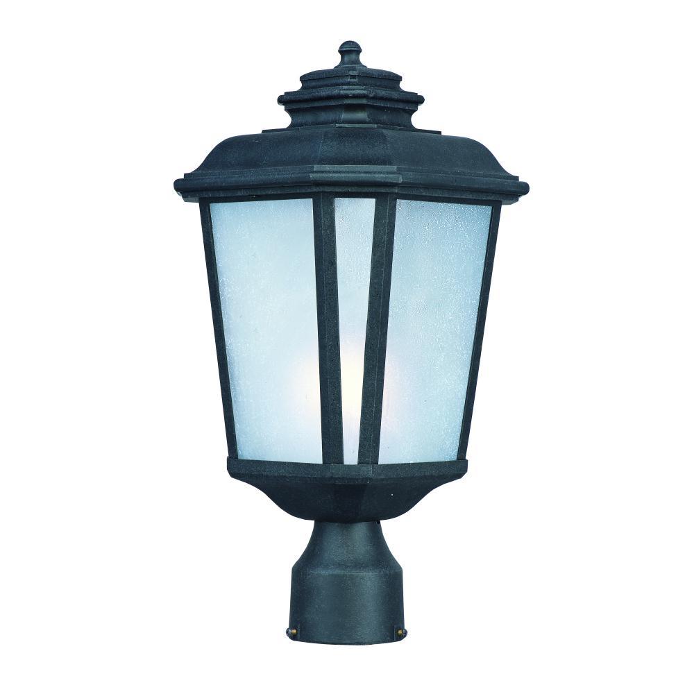 Radcliffe 9 Inch Outdoor Post Lantern – Black Oxide