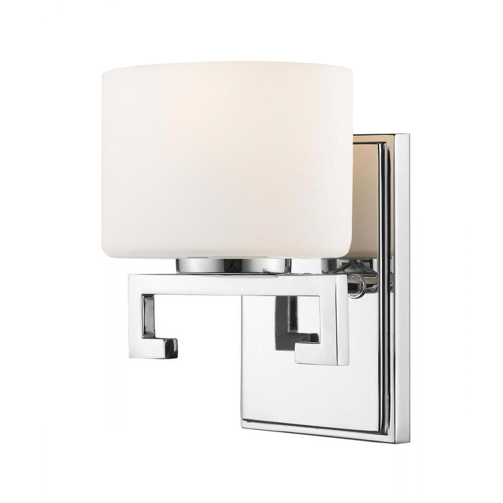 1 Light Wall Sconce-Matte Opal