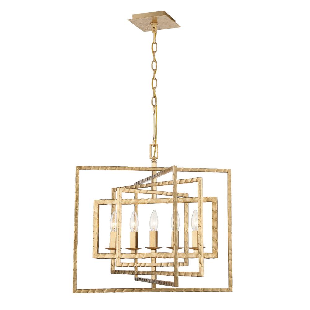 Crystorama CAPRI 336-GA Chandelier Modern - Antique Gold