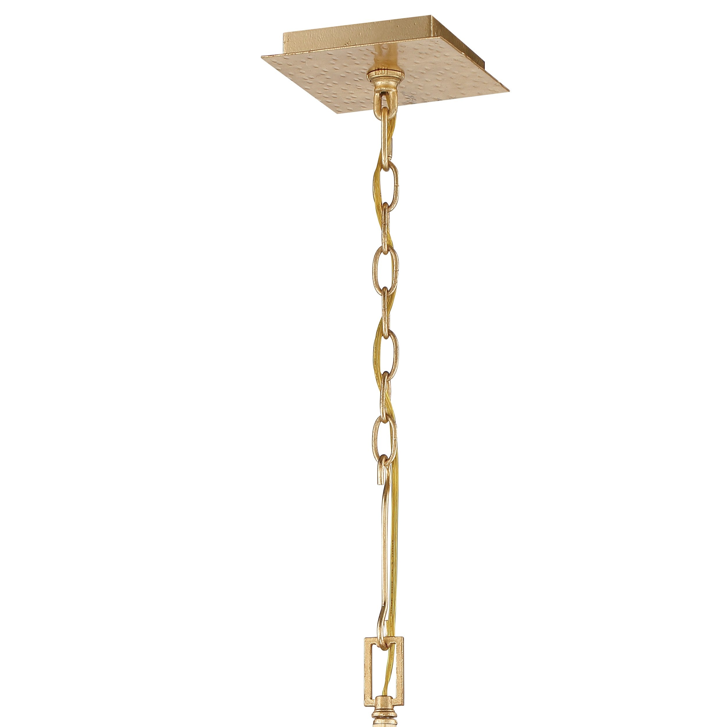 Crystorama Capri 336-GA – 24 Inch – 5 Light – Chandelier – Antique Gold – Damp Rated
