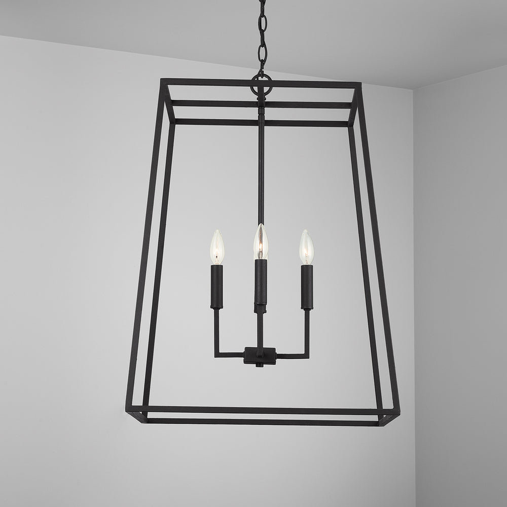 Capital Lighting CLINT 337341BI Pendant Transitional - Black Iron