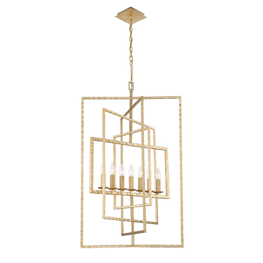 Crystorama CAPRI 339-GA Chandelier Modern - Antique Gold