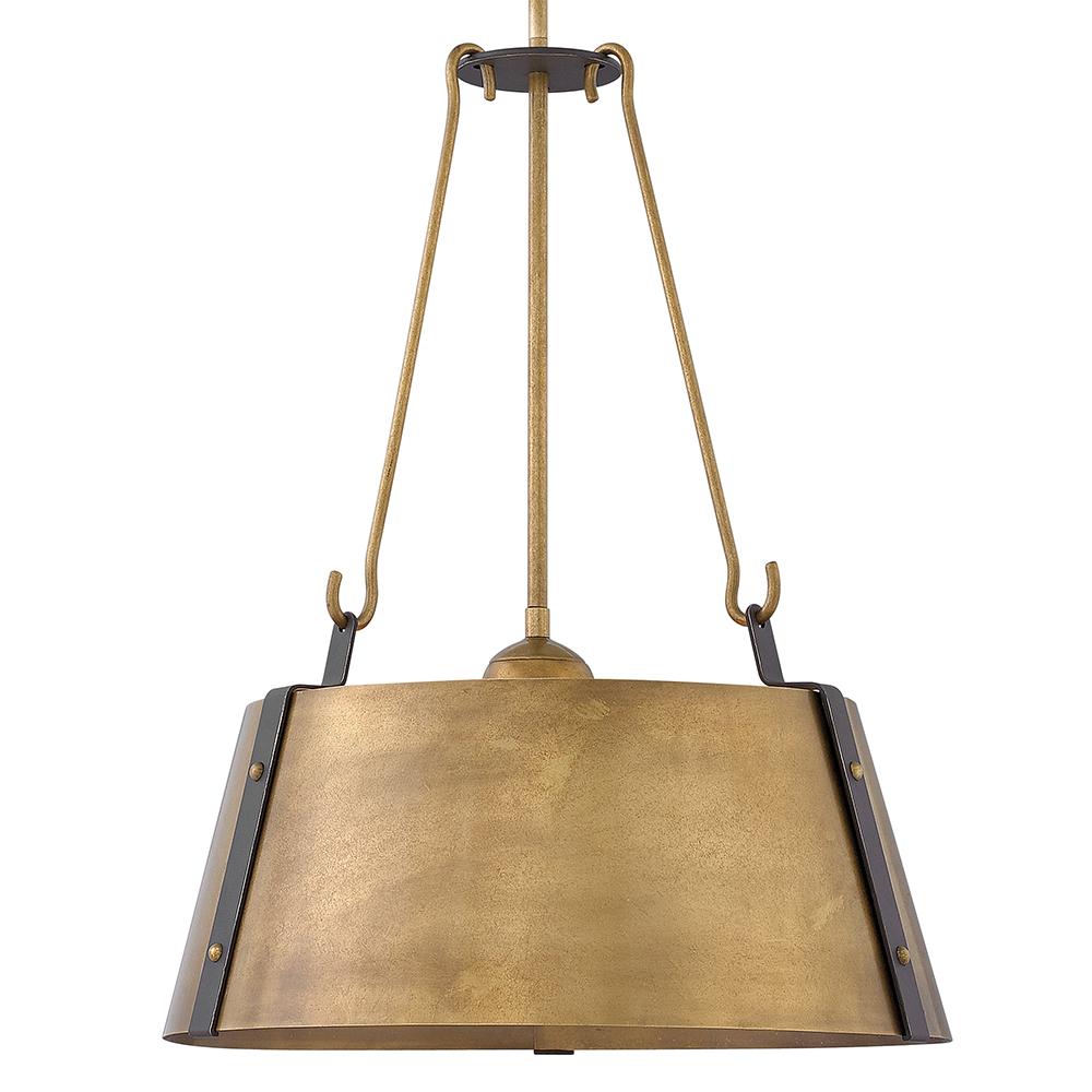 Hinkley Lighting CARTWRIGHT 3395RS Pendant Country Rustic - Rustic Brass