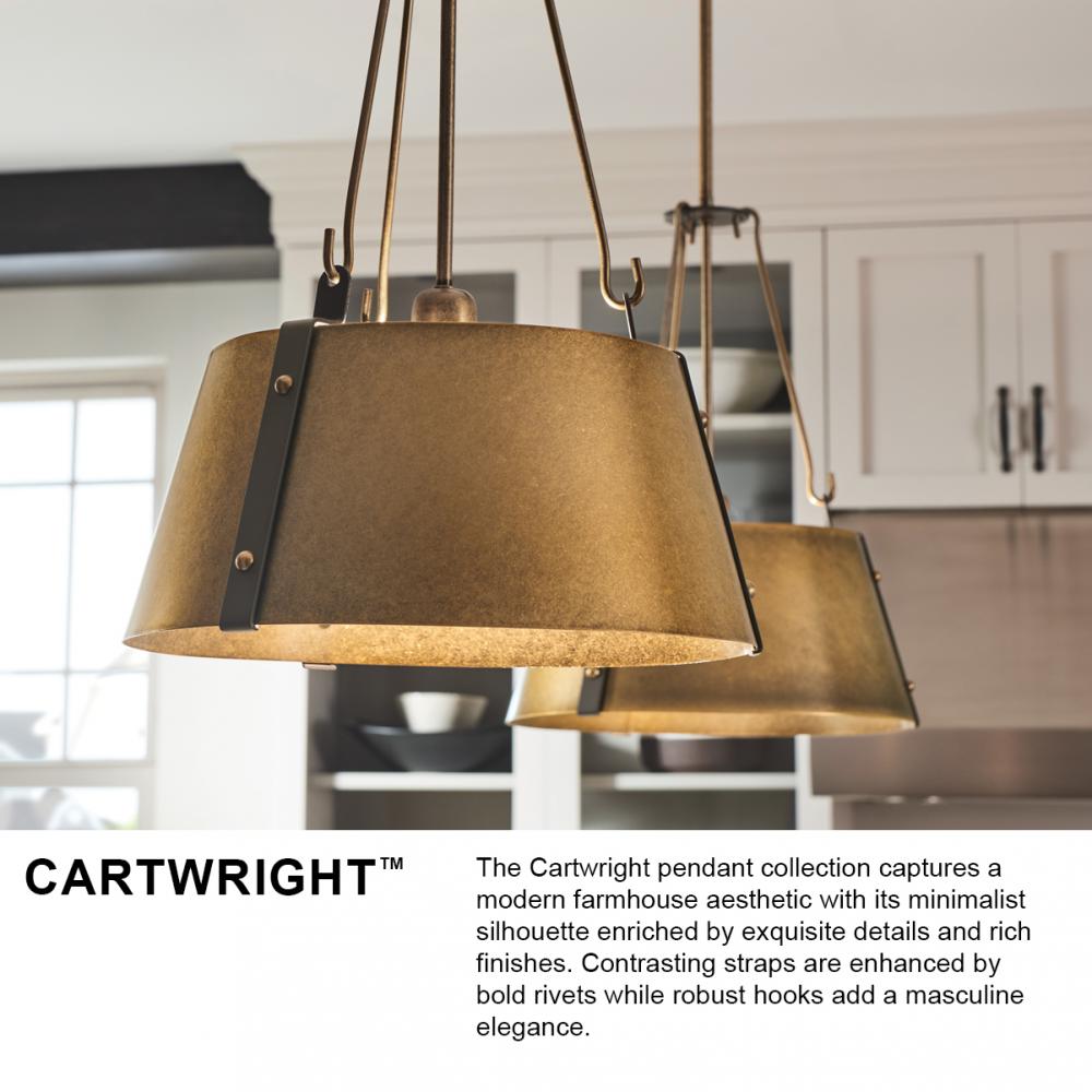 Hinkley Lighting CARTWRIGHT 3395RS Pendant Country Rustic - Rustic Brass