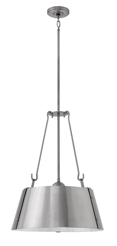 Hinkley Lighting CARTWRIGHT 3395PL Pendant Country Rustic - Polished Antique Nickel