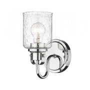 1 Light Wall Sconce-Clear Seedy