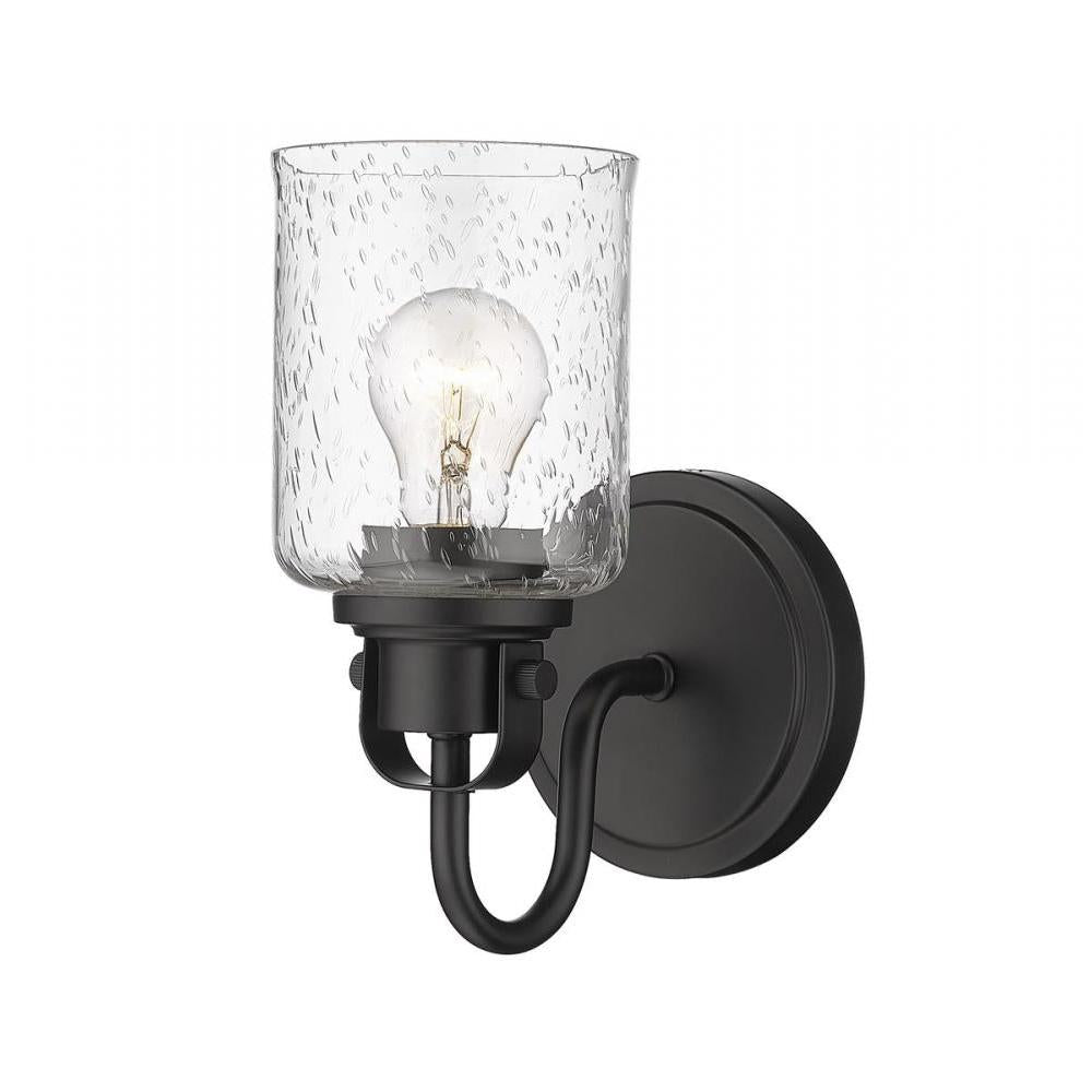 1 Light Wall Sconce-Clear Seedy