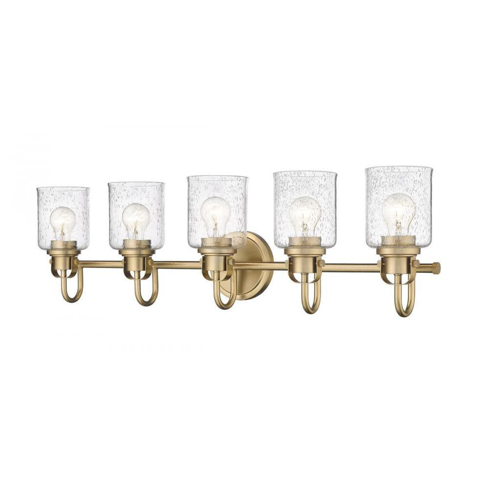 5 Light Vanity-Clear Seedy