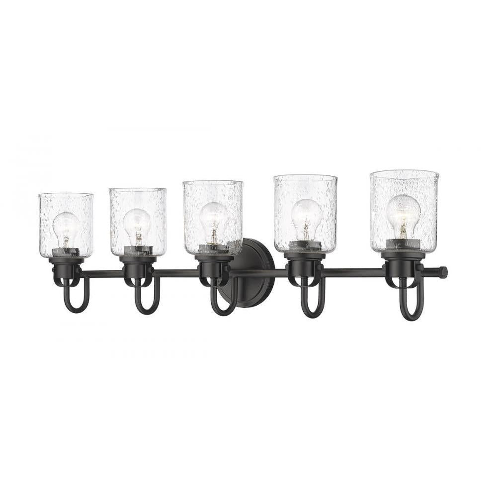5 Light Vanity-Clear Seedy