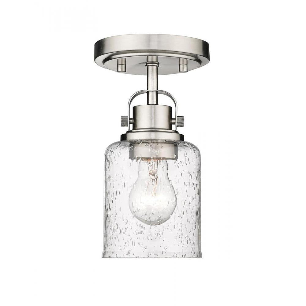 1 Light Flush Mount Light-Clear Seedy