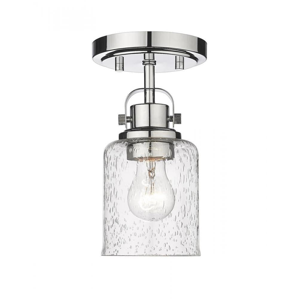 1 Light Flush Mount Light-Clear Seedy