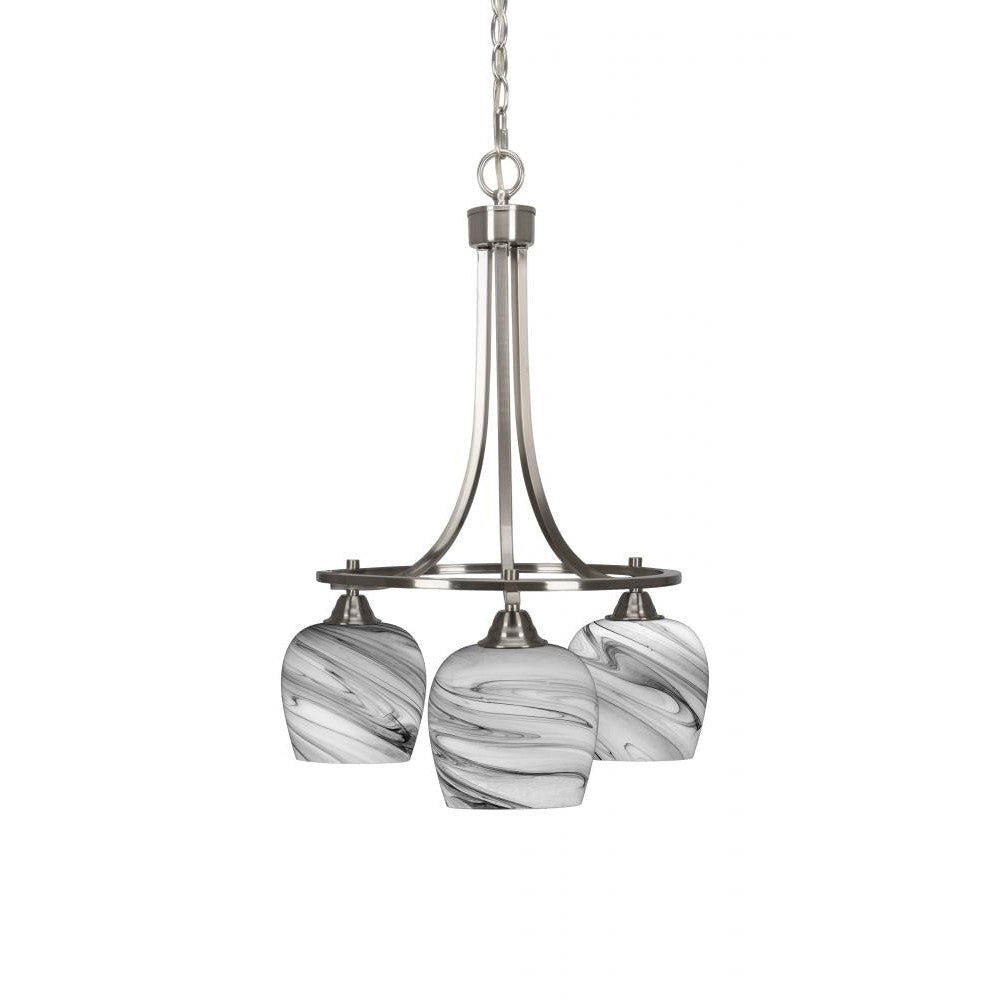 Toltec Company PARAMOUNT 3413-BN-4819 Chandelier - Nickel