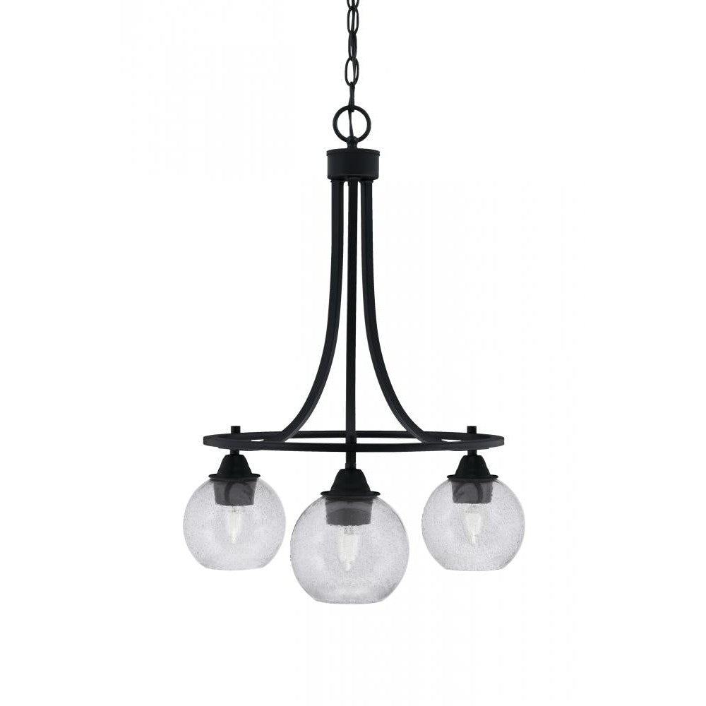 Toltec Company PARAMOUNT 3413-MB-4102 Chandelier - Black