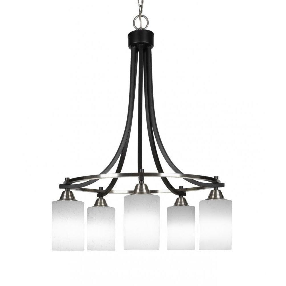 Toltec Company PARAMOUNT 3415-MBBN-310 Chandelier Traditional - Black