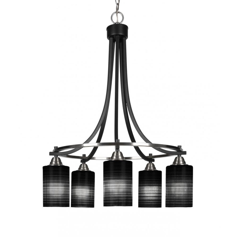 Toltec Company PARAMOUNT 3415-MBBN-4069 Chandelier Traditional - Black