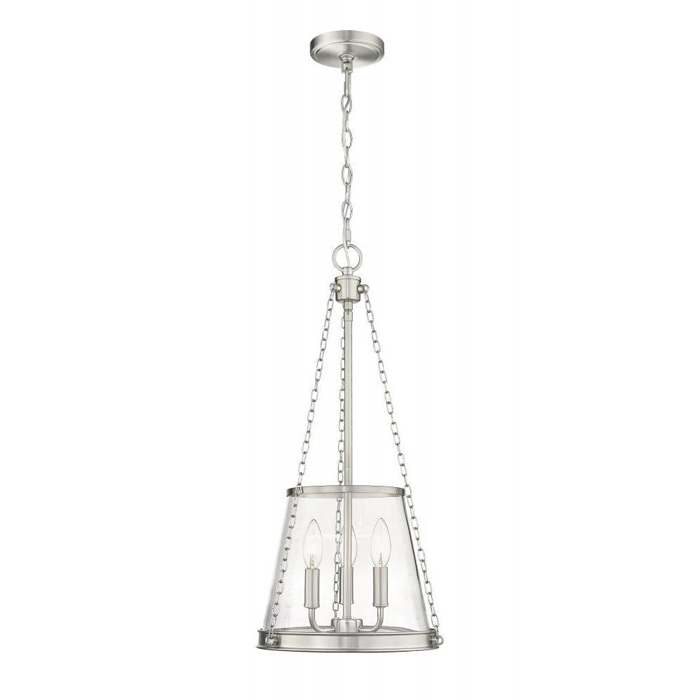 Z-Lite Lighting 341P12-BN Pendant Contemporary - Nickel